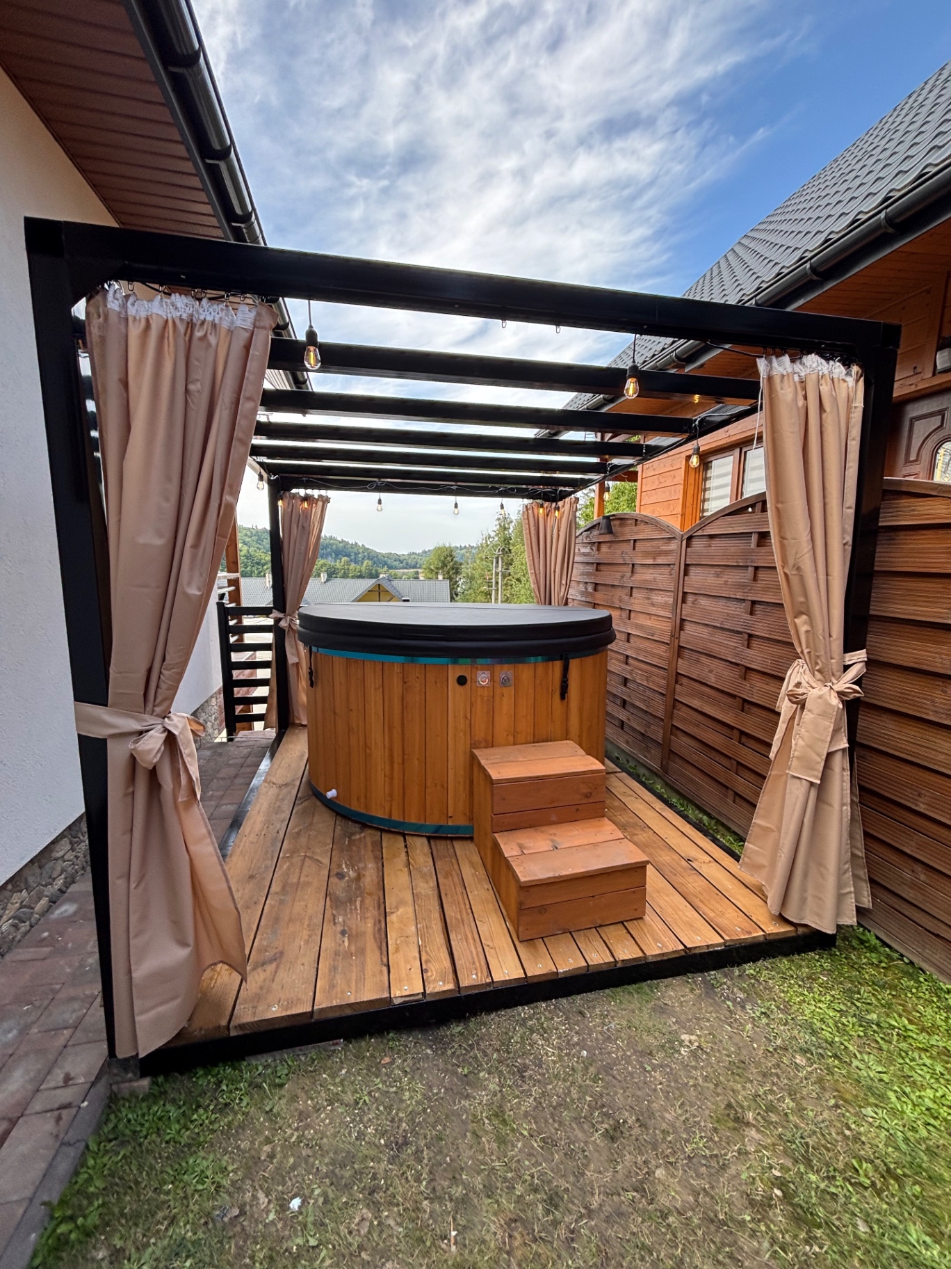 Dwa prywatne jacuzzi